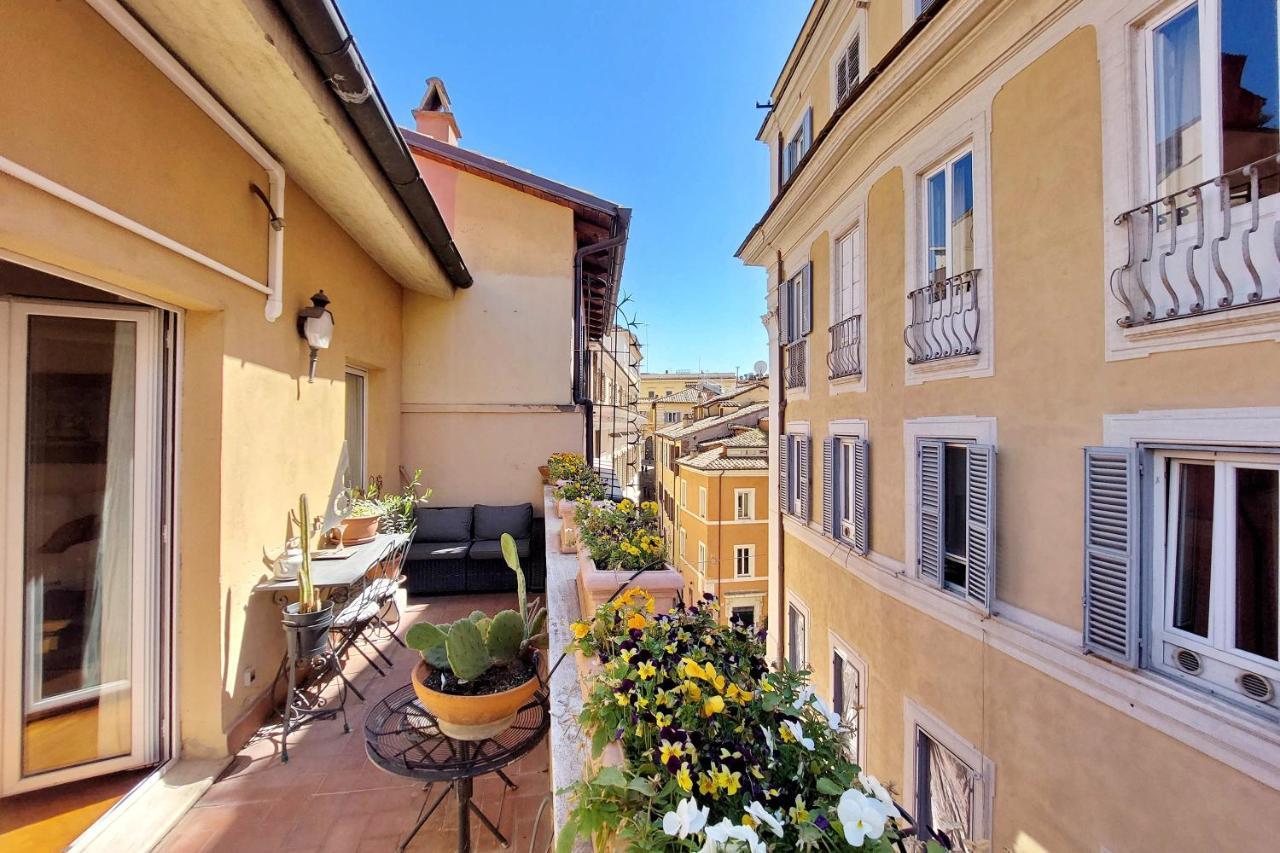 4Bnb - Luxury Trevi Apartment W Terrace Rome Luaran gambar