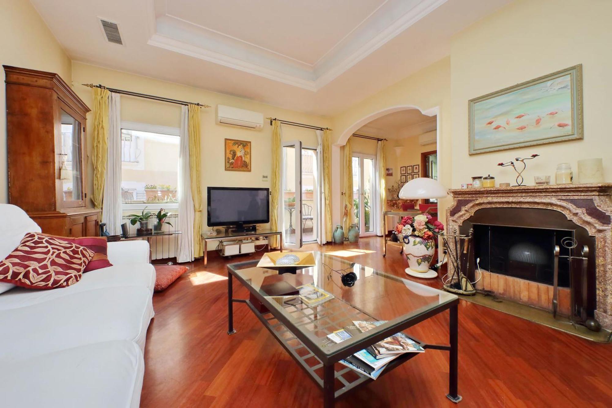 4Bnb - Luxury Trevi Apartment W Terrace Rome Luaran gambar