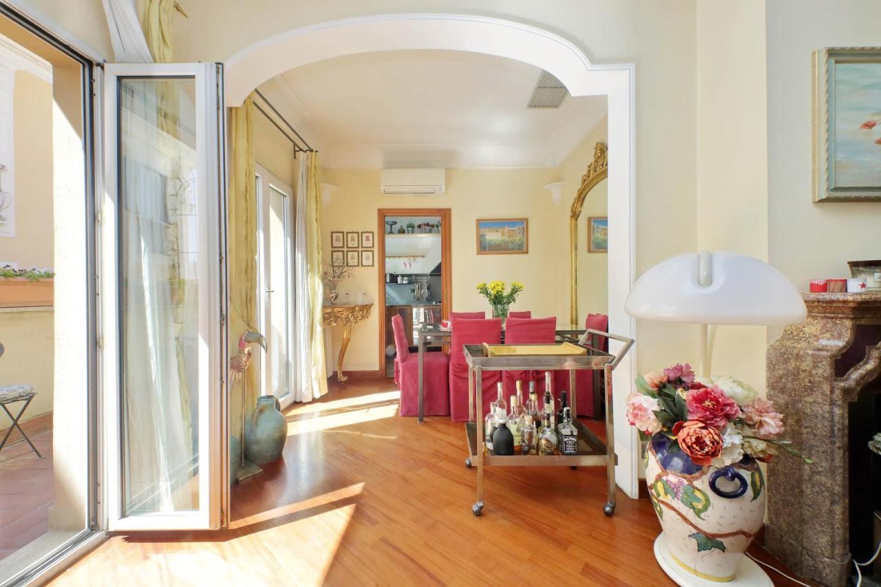 4Bnb - Luxury Trevi Apartment W Terrace Rome Luaran gambar